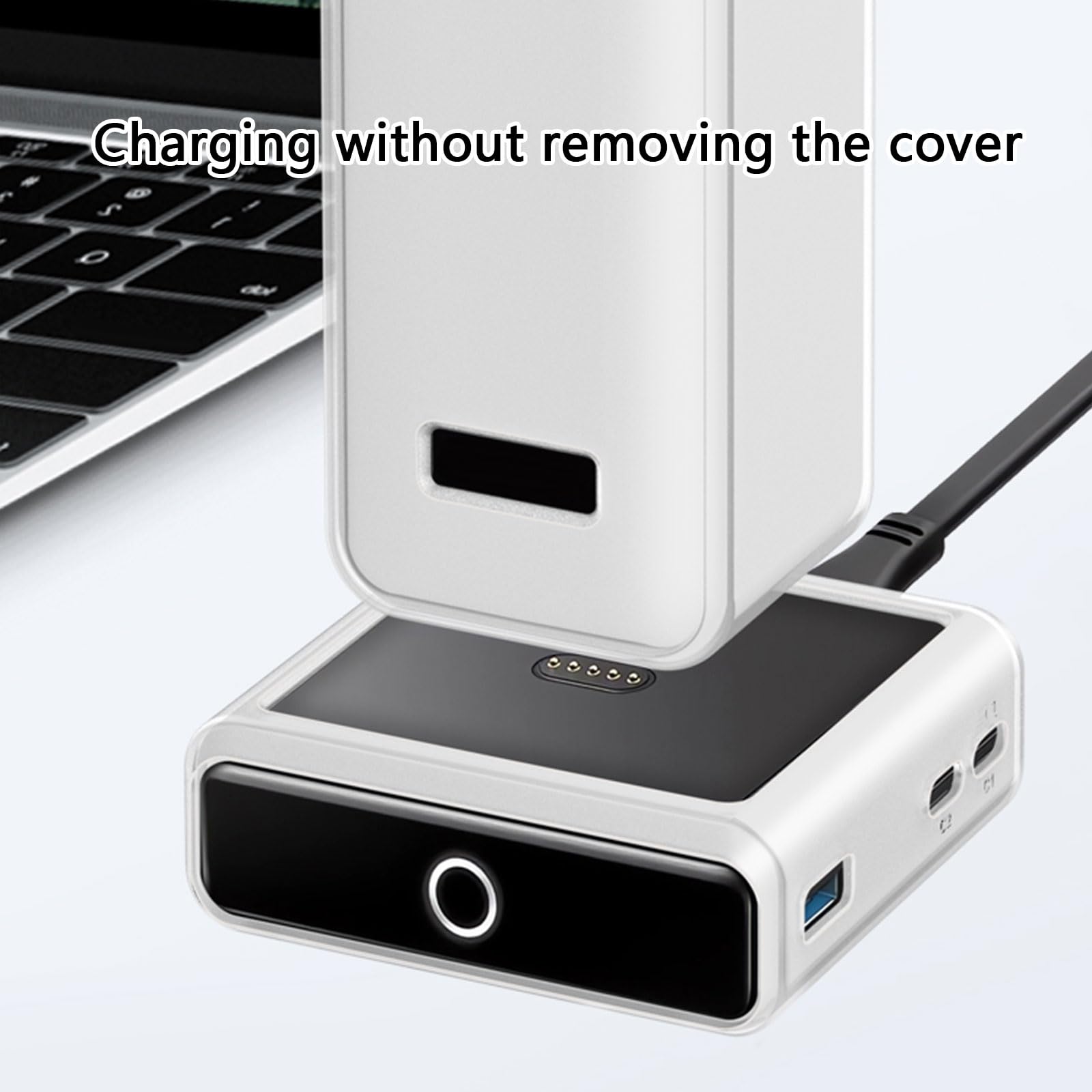 QMQJIA and Dirt Silicone Protective Case Shell for 100W Charging Base Extends Life