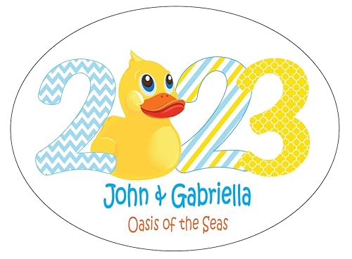 Miniatura 2 de Duck Cruise 2023 Magnet Decoration Customized for your Stateroom Door on your Disney Cruise, Carnival, Royal Caribbean, etc