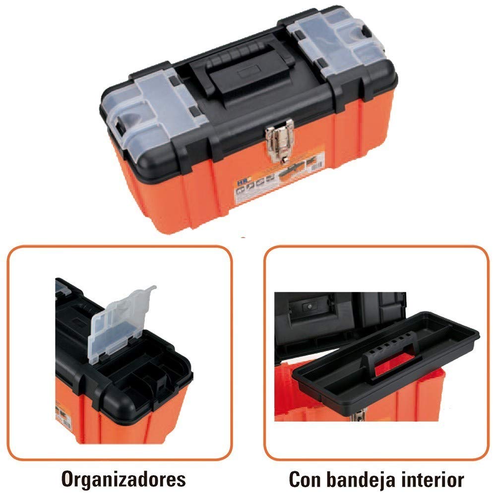 ALYCO 170796 - Caja de plastico 425x395x590 mm con 33 herramientas High Resistance