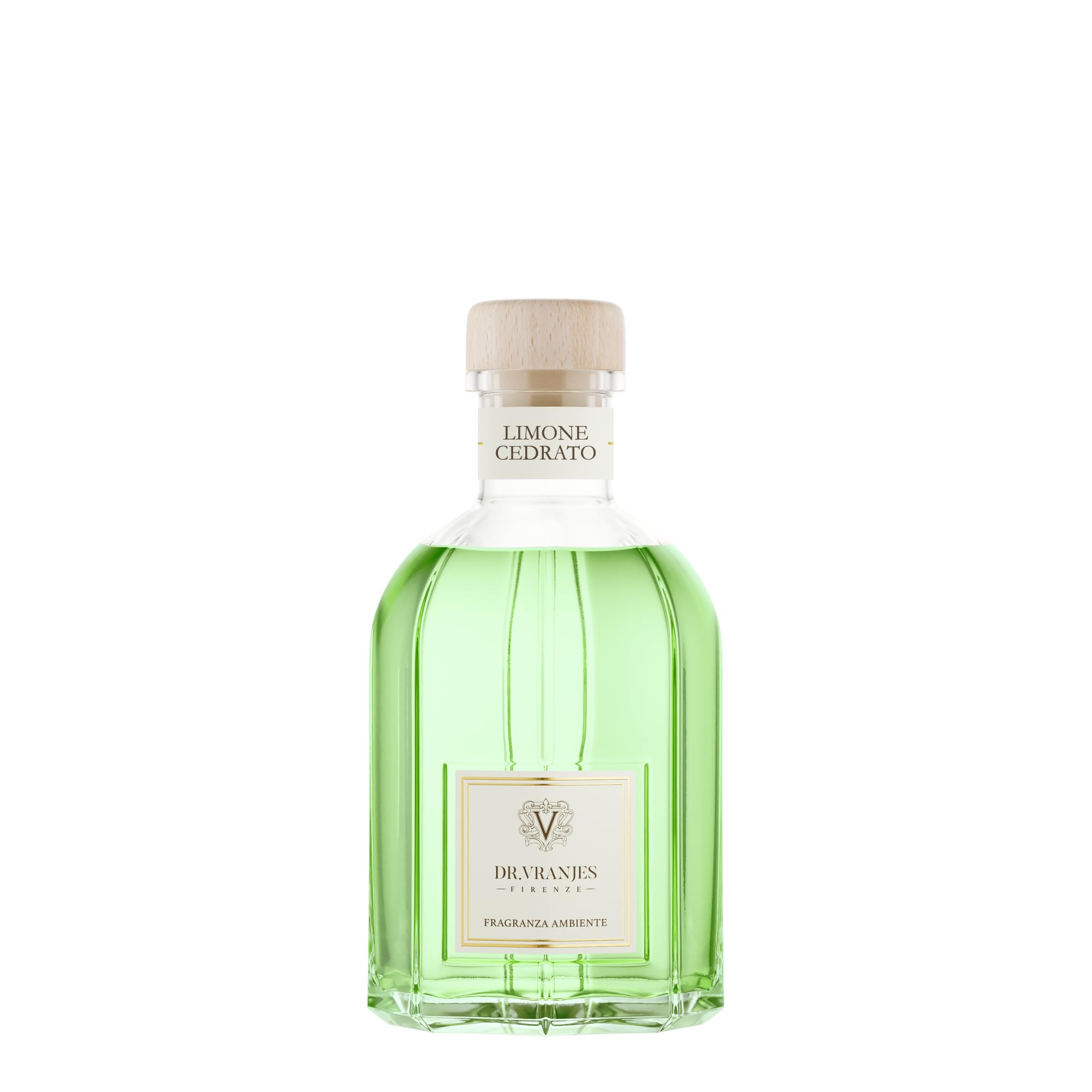 Dr. Vranjes - Limone Cedrato 500 ml Diffuser + Double Pack of Reed Sticks (3 Pieces Bundle) – Luxury Home Fragrance, Made in Italy, Main Scent: Citrus & Fresh, Cedro di Firenze, Bergamot, Vetiver