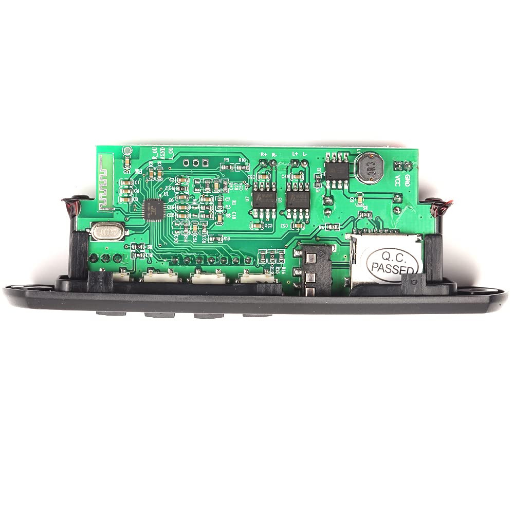 QIYQTIG 12V Bluetooth 5.0 MP3 Audio Decoder Board Module for Car USB MP3 Player TF Card Slot USB FM Remote Controller Decoding Board