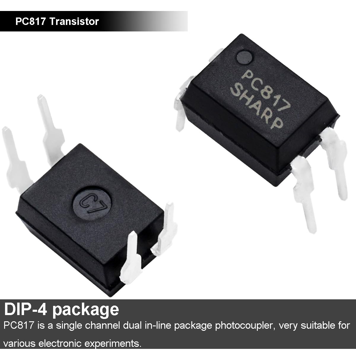 50x PC817 Optokoppler + 50x DIP-4 IC-Sockel – Set Für Elektronikbastler, Reparaturen Und Tests