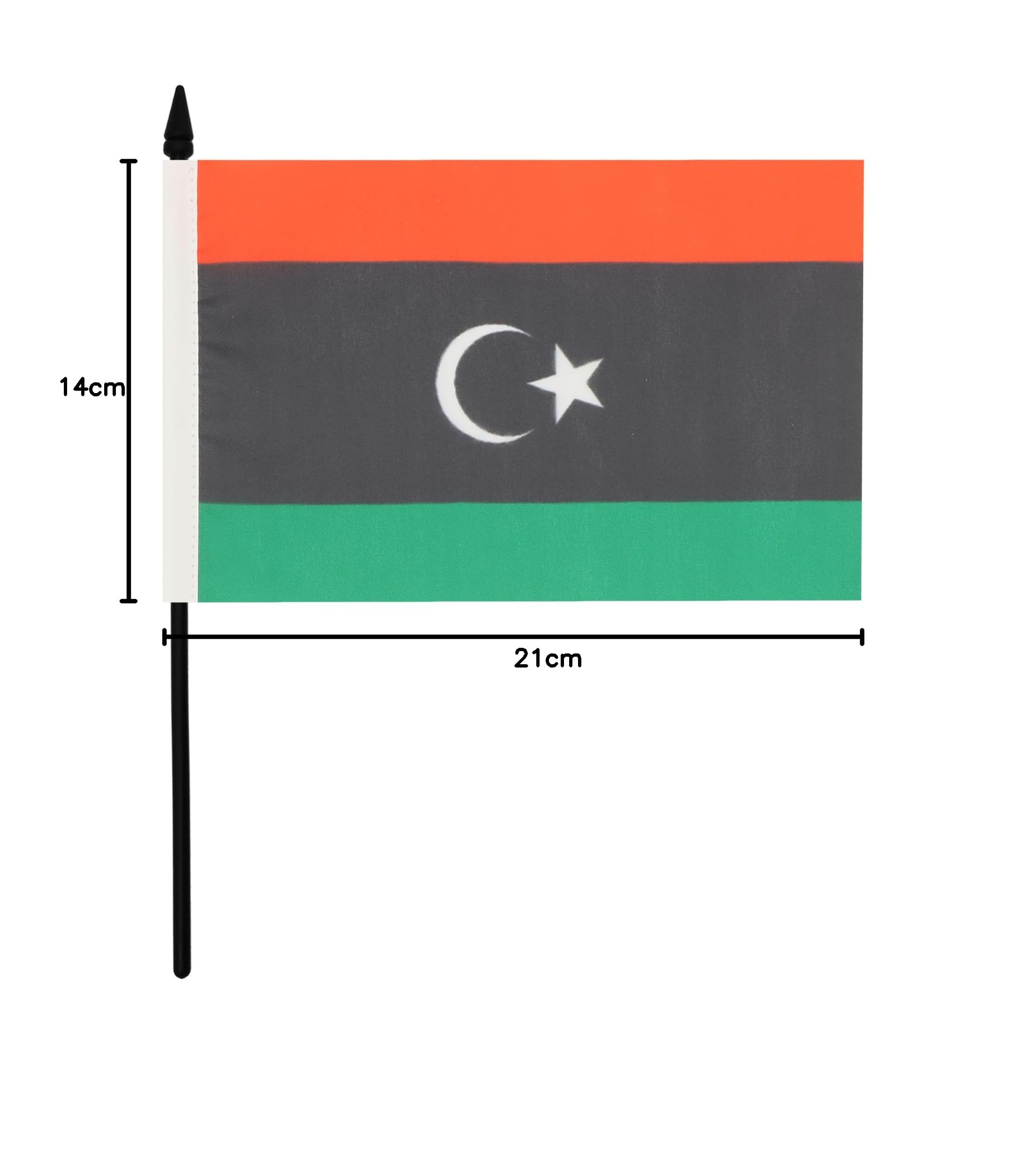 Drapeau De Table Liban AZ FLAG - 21x14 Cm - Polyester - Socle Plastique Noir