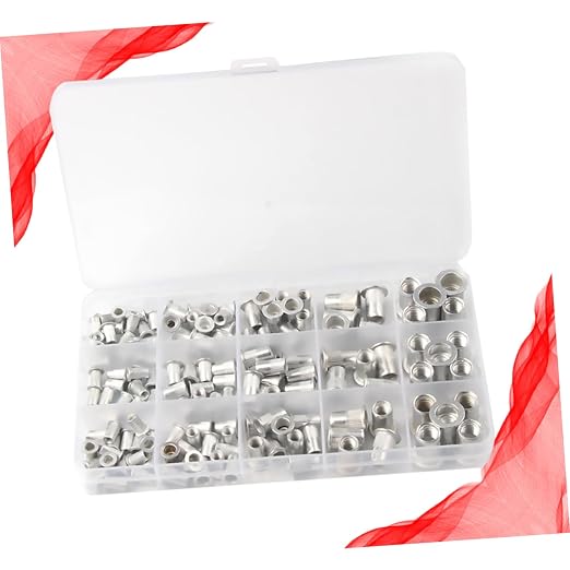 Set de 150 remaches roscados de acero inoxidable miniatura 2