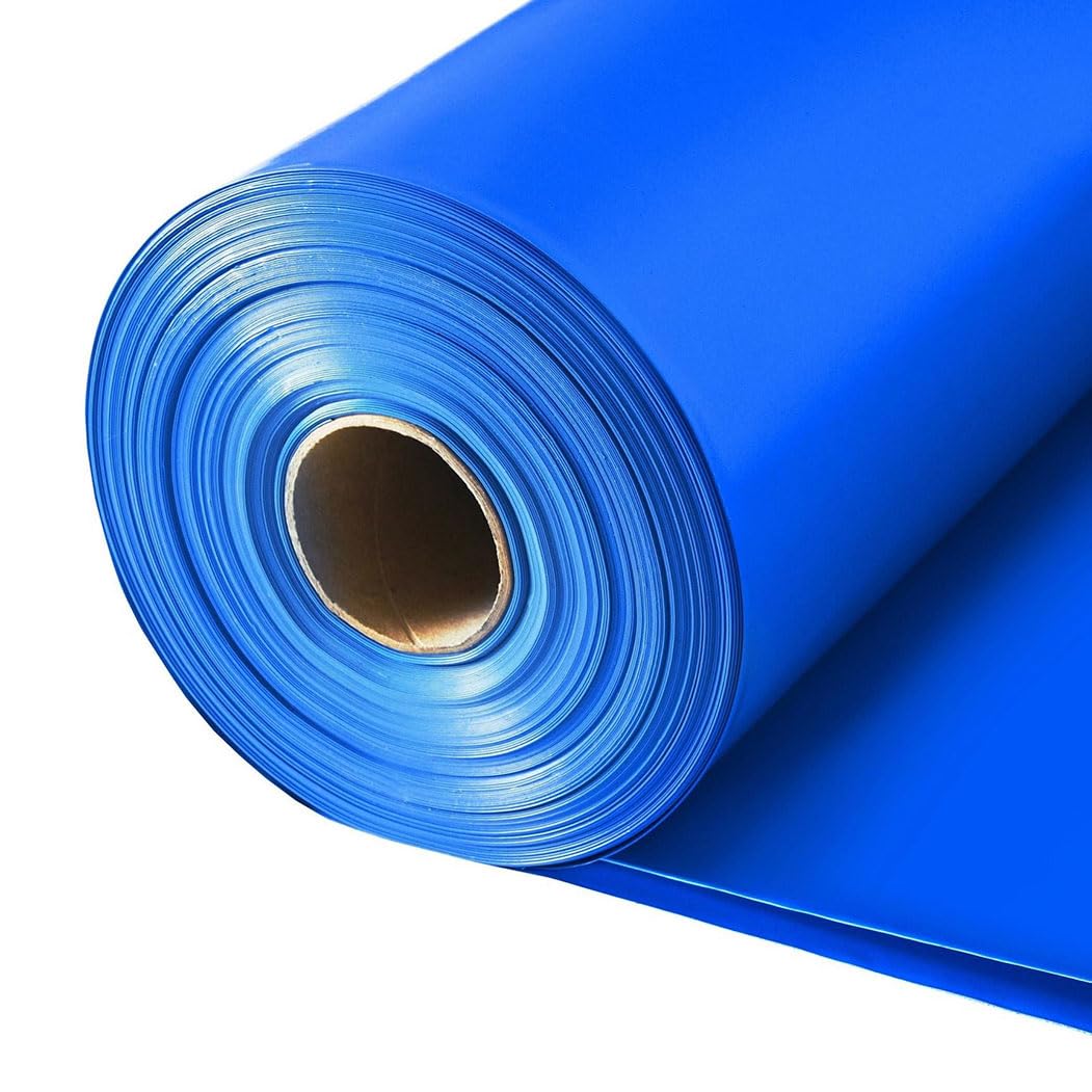 Blue Vapour Barrier Foil – High Performance Damp Proof Membrane for Floor & Loft Insulation (T40 Certified) – 100m2 - 2x50m