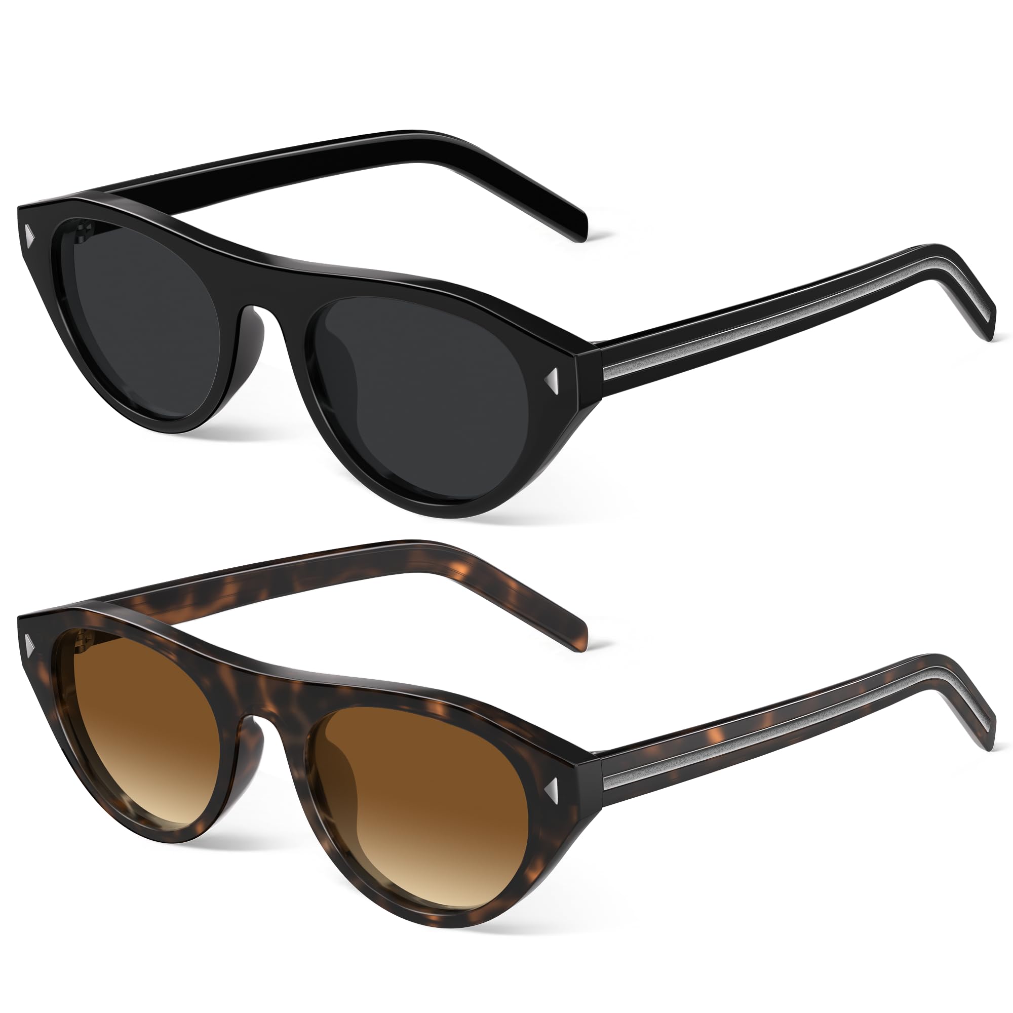 28% Off Retro Cat Eye Sunglasses for Women with Code - Image 1