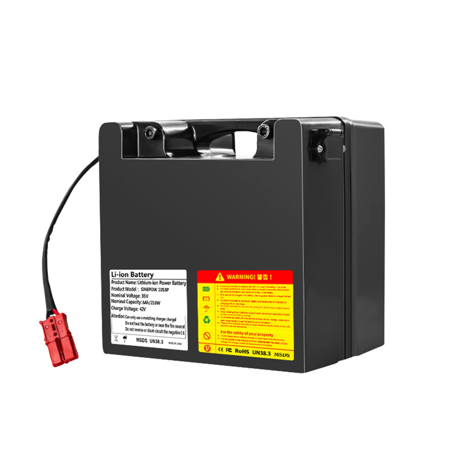 TGHY Folding Wheelchair Battery 24V 12AH 18AH 24AH 30AH 37AH Lithium Battery 24 Volt Electric Wheelchair Battery for 50W-1000W Motor with Charger,24v 24ah