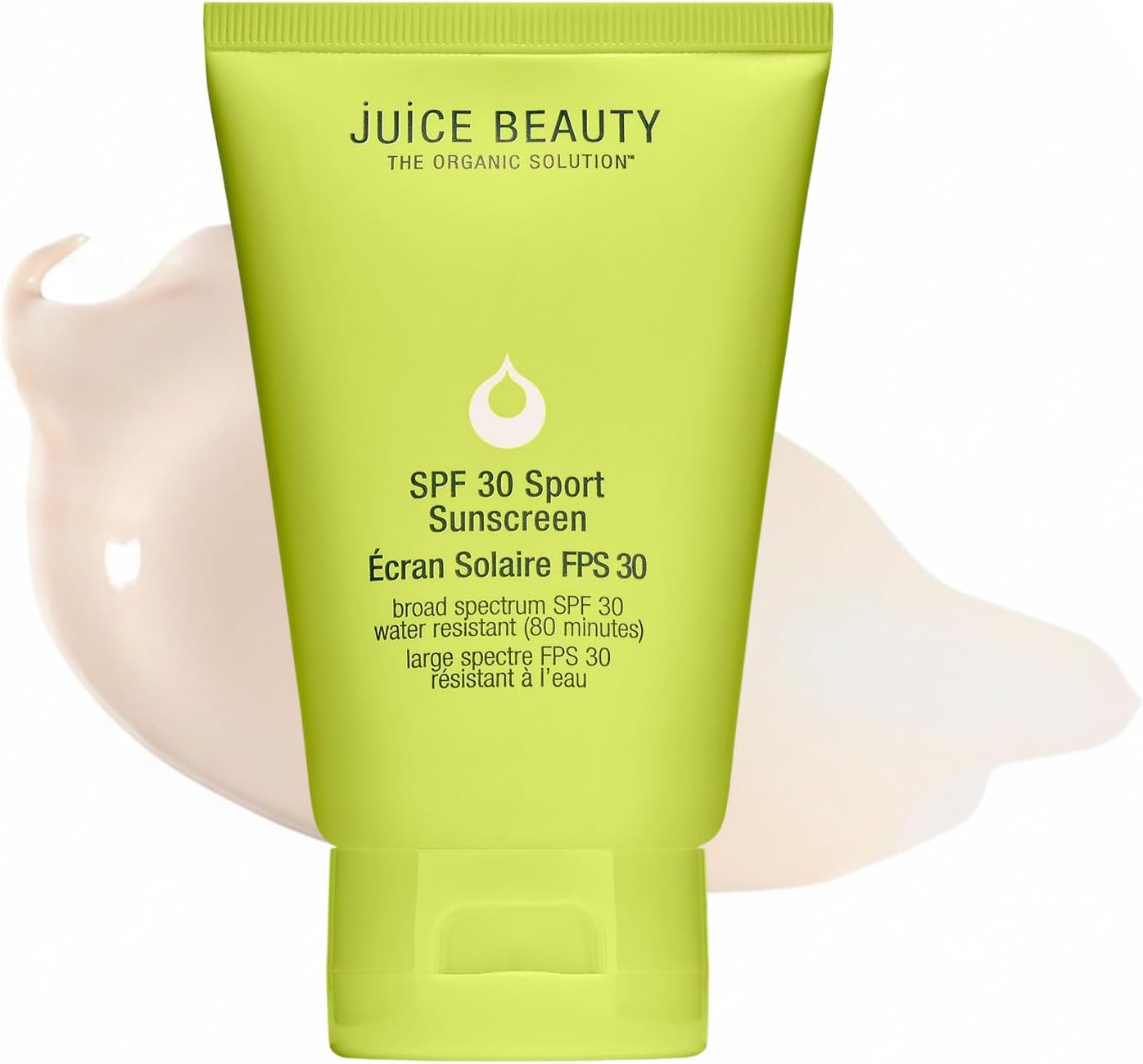 Juice Beauty SPF 30 Sport Sunscreen, Water Resistant, Mineral Zinc SPF 30 Natural Ingredients Sunscreen, Reef Friendly 3 fl oz