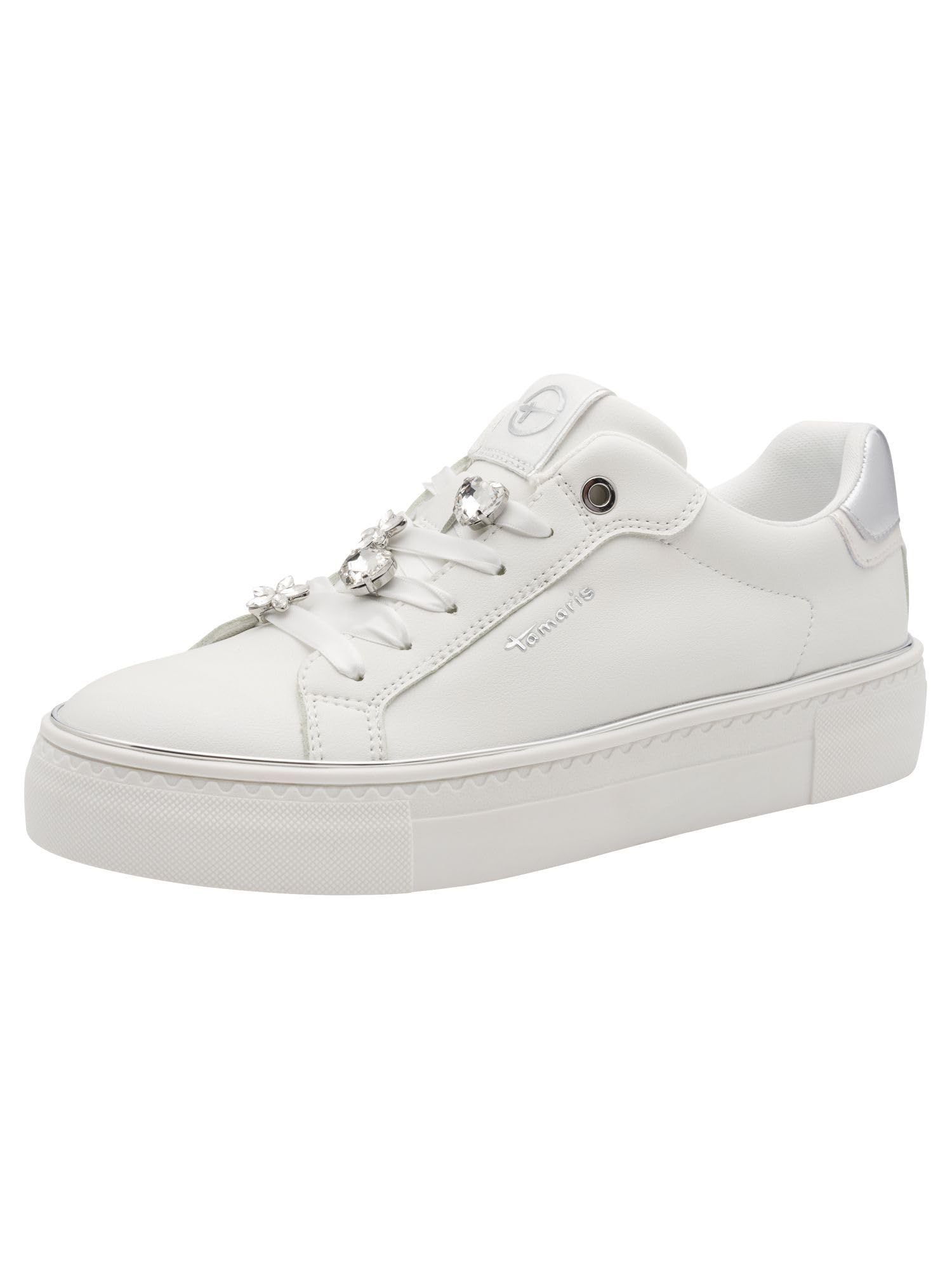 Tamaris Women Sneaker Low white 8 UK