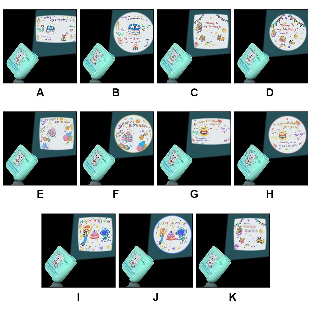Amazon.co.jp: ハッピーバースデープロジェクター 写真撮影用 調節可能