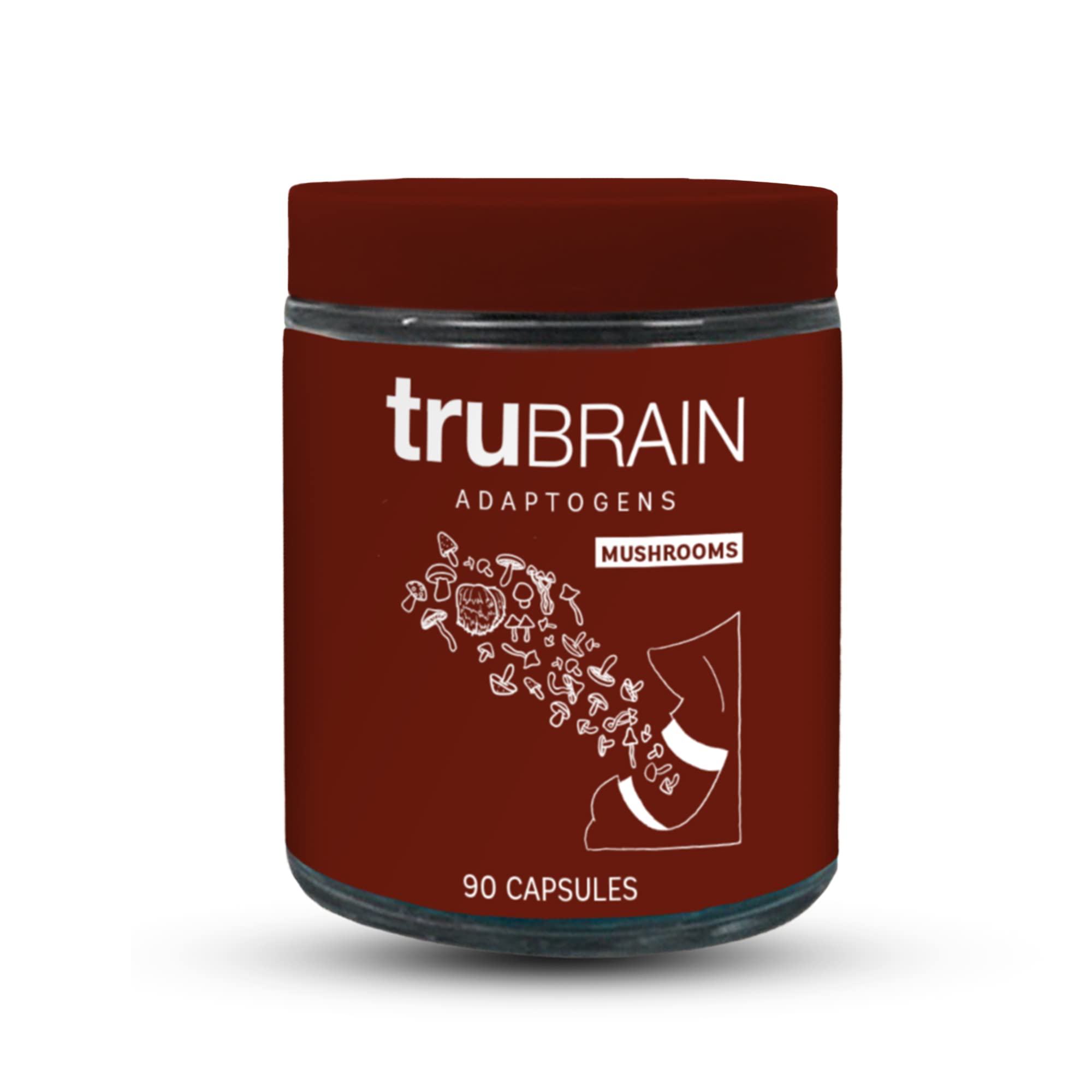 TruBrain Nootropic Capsules - Focus, Energy, Clarity. Fast Absorbing Nootropics Capsules | Brain Boosters | Improve Memory | Stop Procrastination (