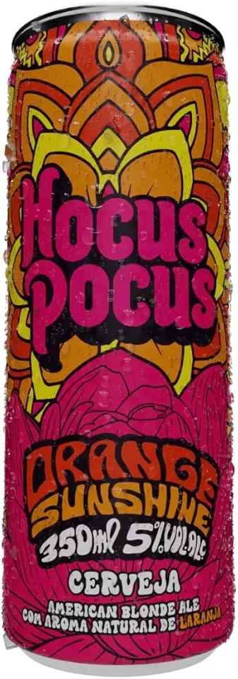Hocus Pocus Cerveja Orange Sunshine American Blonde Ale 350Ml Lata