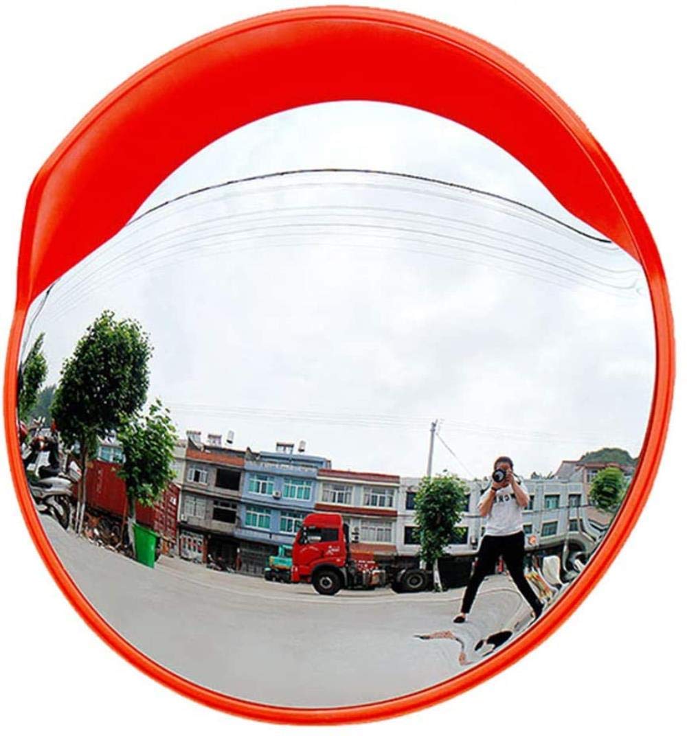 FBJAMZ Outdoor Convex Traffic Mirror,Spherical Garage and Road Safety Mirror for Enhanced Visibility at Corners and Workshops