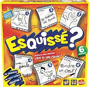 Jeu de Société Esquissé - Jeux de Dessin pour 6 Joueurs