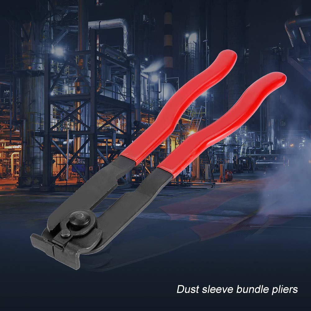 CV Joint Boot Clamp Tightening Wrench, CV Joint Clamp, Labor Saving Non Slip Cooling System for Fuel Ear Type Hose Clamps (Dustproof casing clamp)