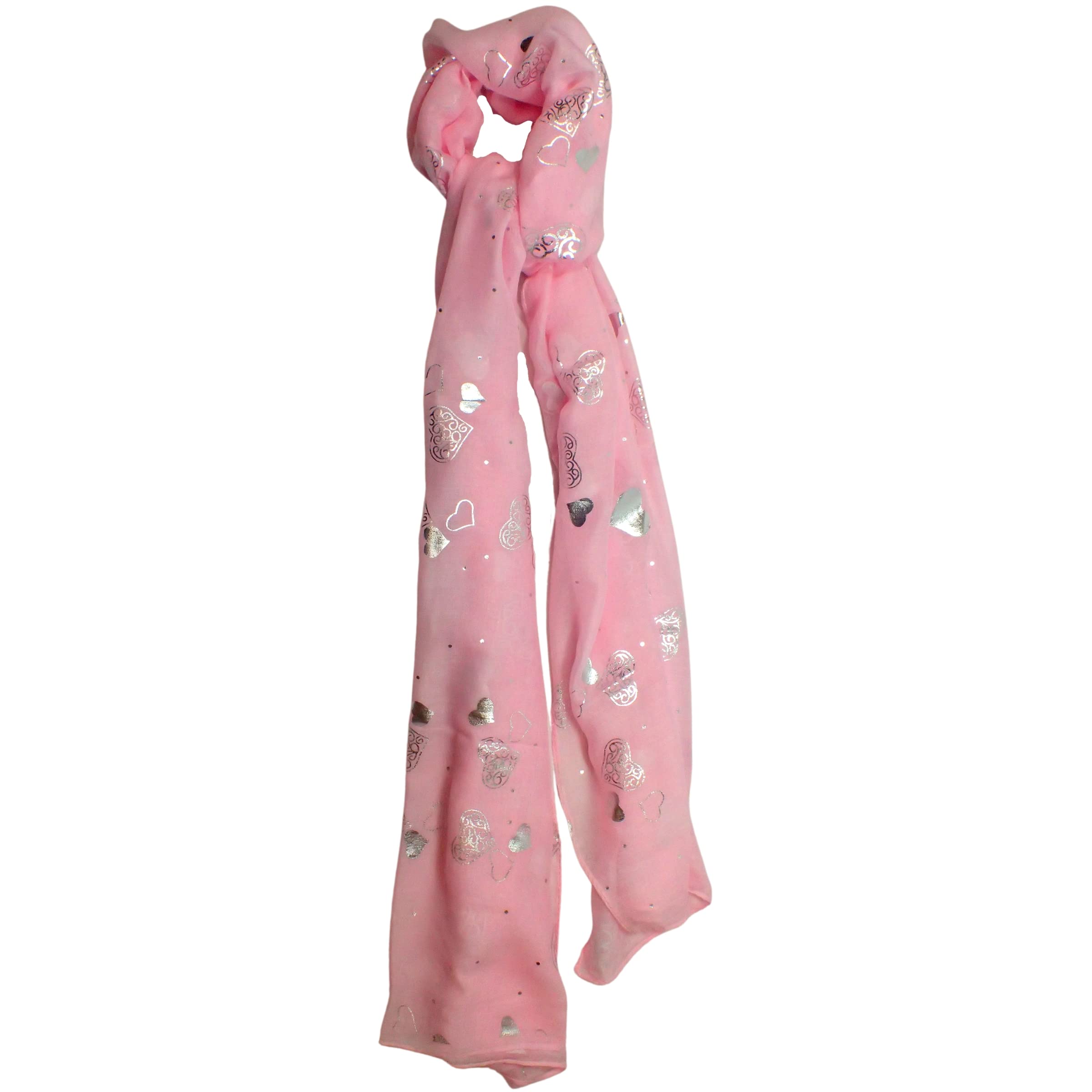 Topkids Accessories Scarfs for Women and Men, Ladies Scarf, Scarves for Women UK, Womens Scarf, Valentine's Day Scarf, Clothes for Women, Winter Scarf for Women scarfs for women (Pink)