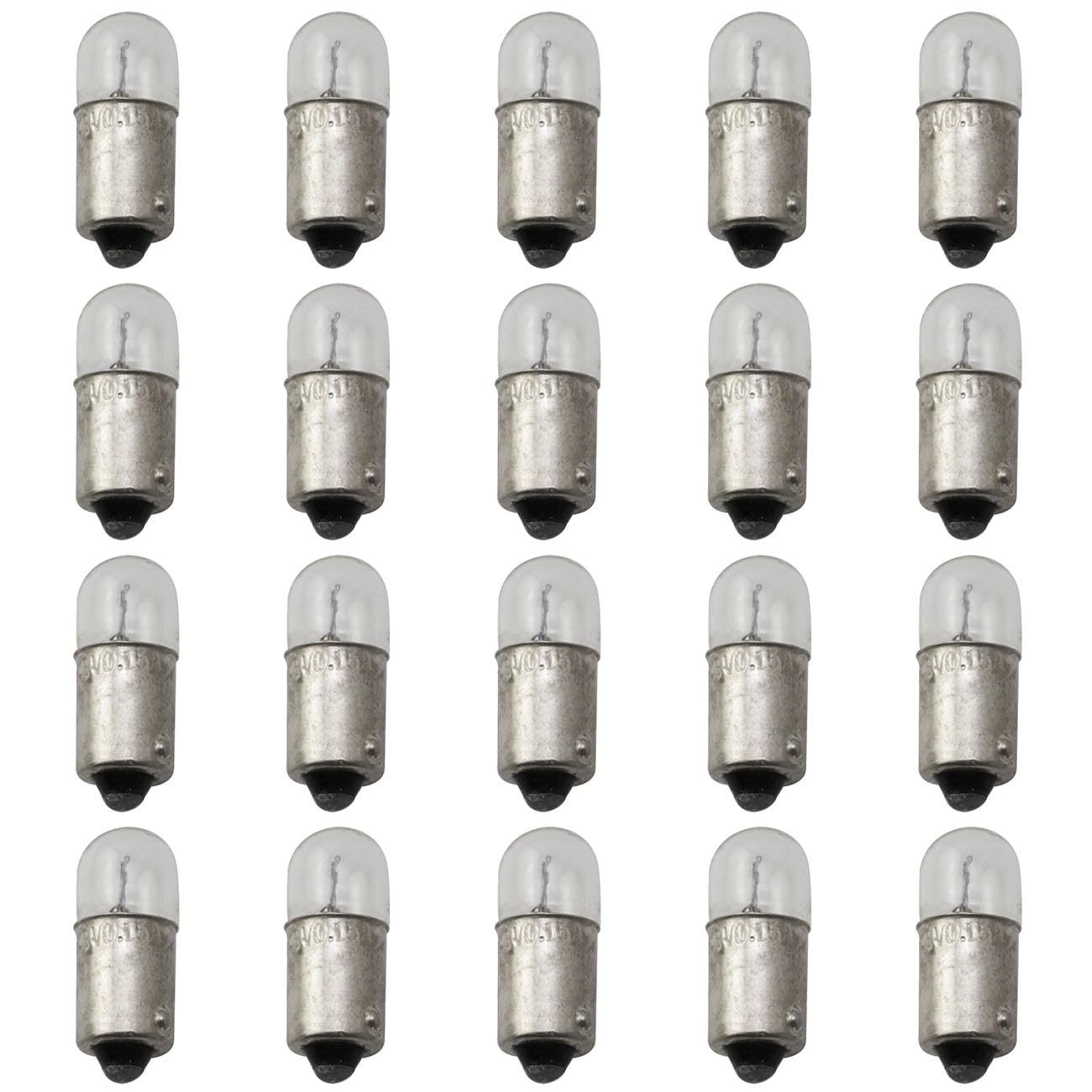 SQXBK 20pcs B10 Bayonet Lamp Beads 6.3v0.15A Lab Small Bulb Speedometer Bulb Micro Bayonet