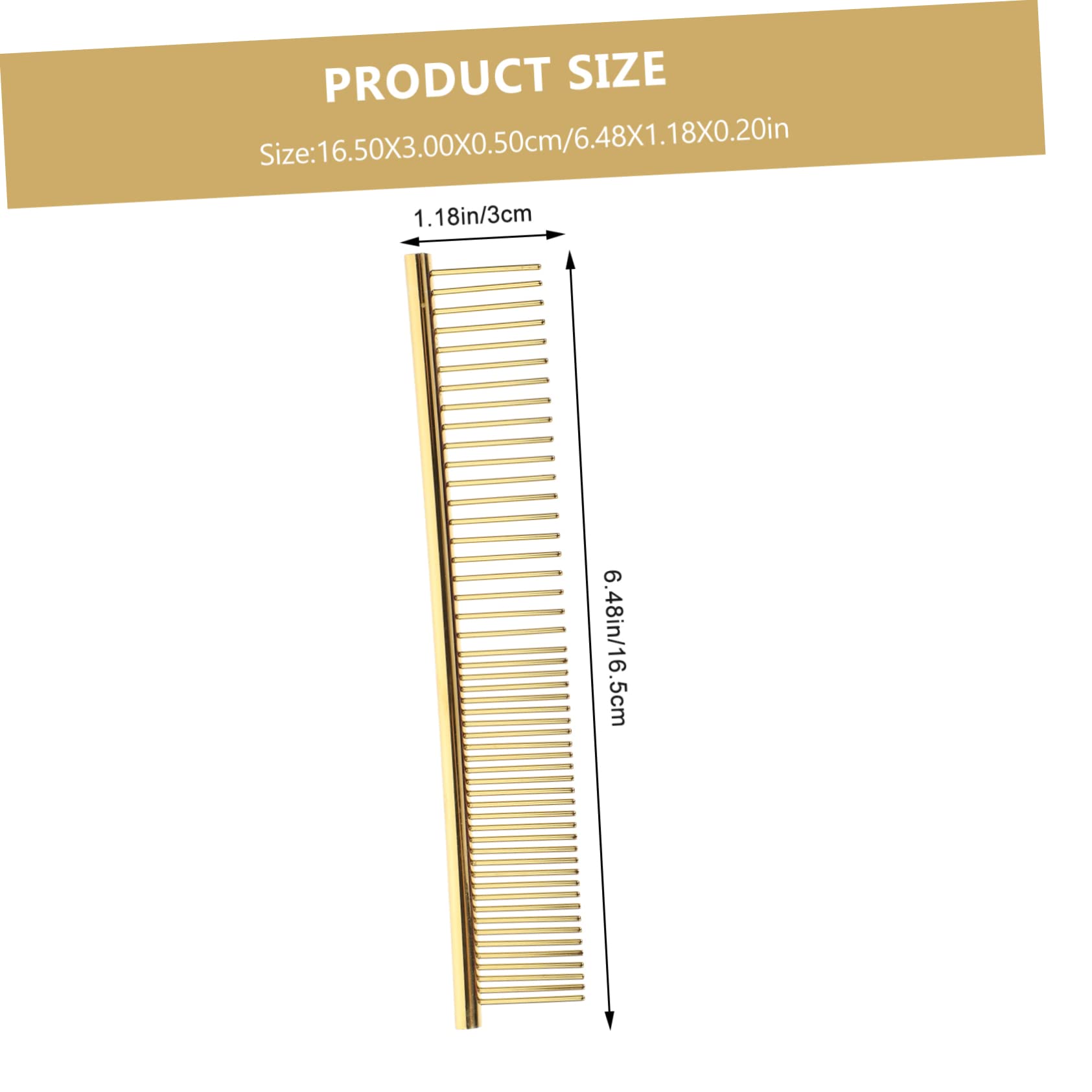 VICASKY 3pcs Wear Resistant Pet Comb for Daily Grooming Ergonomic Design Compact Dog and Cat Hair Comb Effortlessly Removes Tangles and Loose Hair Pet Supply