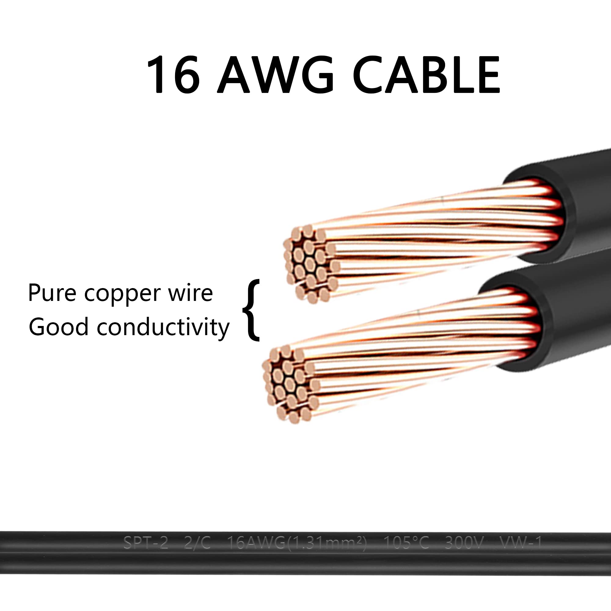 12 V Cooler Power Cable Replacement Car Tip Plug
