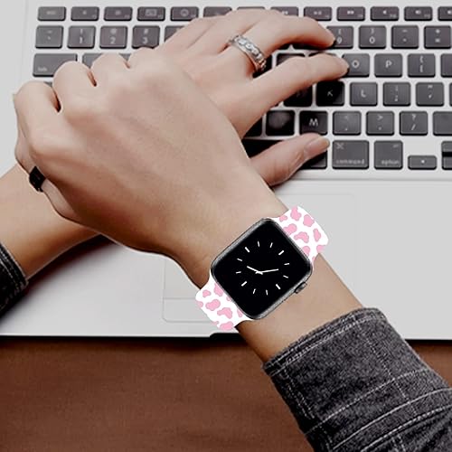 Miniatura 71 de Watch Band Compatible with Apple Watch 38mm 40mm 41mm 42mm 44mm 45mm for Women Men Sport Silicone Wristbands Strap for IWatch Series 7 6 5 4 3 2 1