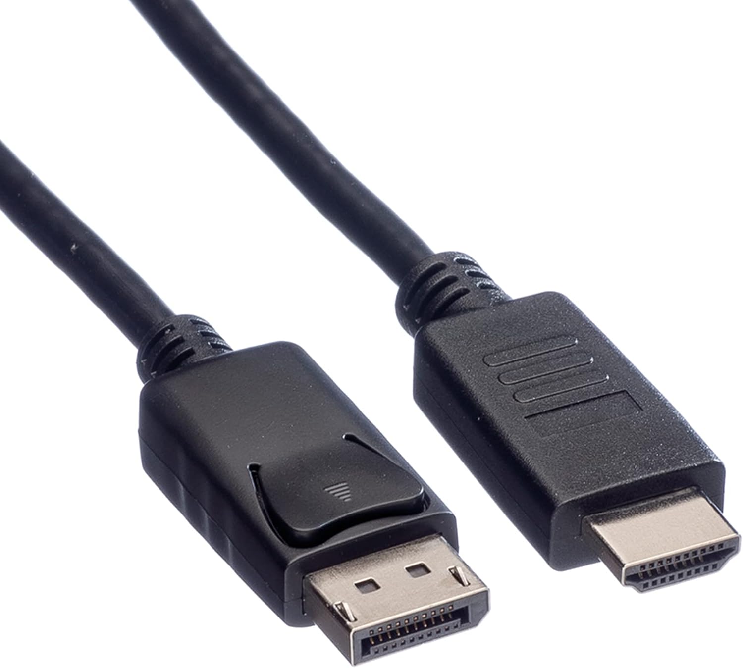 Roline Displayport to HDMI Cable | Male/Male | Transmission of Video and Audio Signals Black 1 m