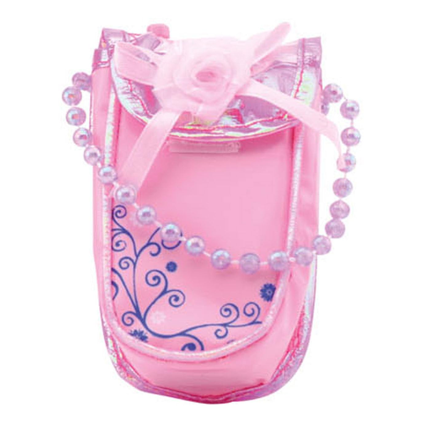 ピンクのダイヤル式おもちゃ電話 e9epf5660r.jpg