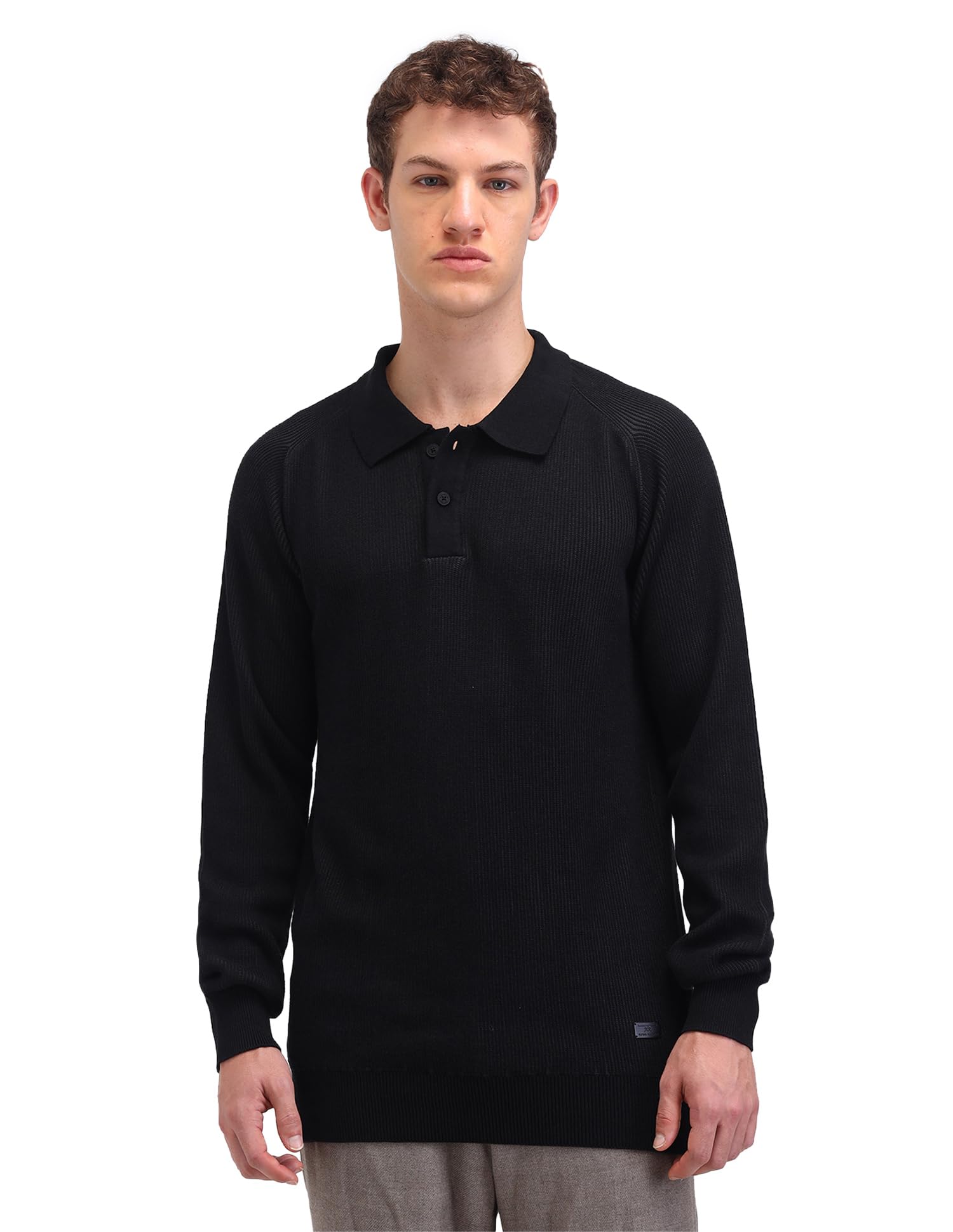 flying machine Men's Regular Fit Sweater| Patterned Weave-picture-39