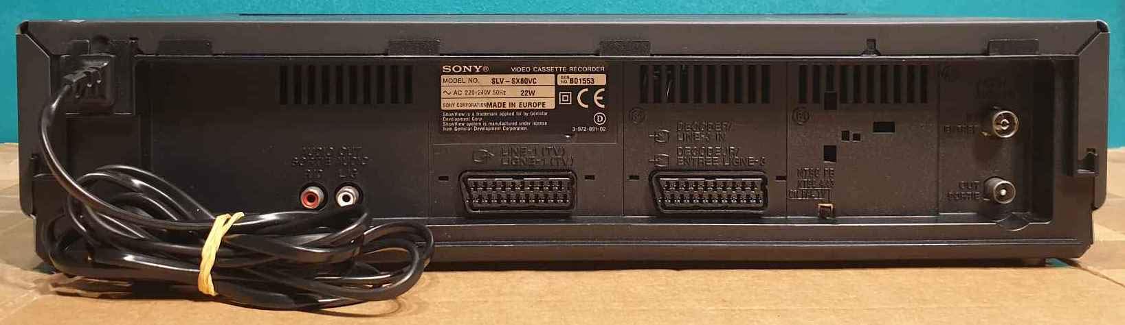 Sony SLV-SX 80 4 VHS de grabación de vídeo