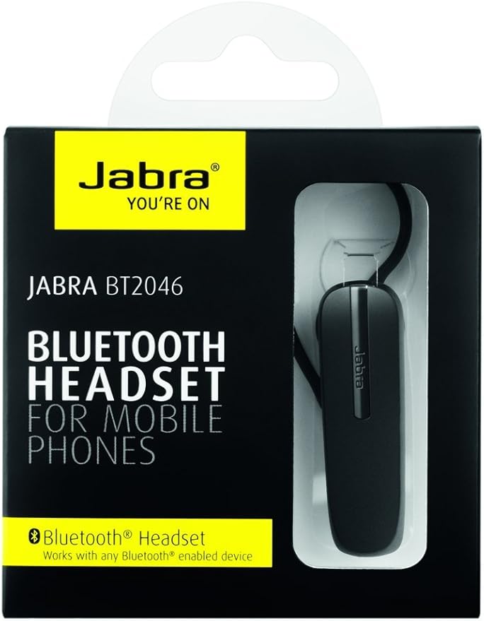 Jabra BT2046 Wireless Bluetooth Mono Headset Black