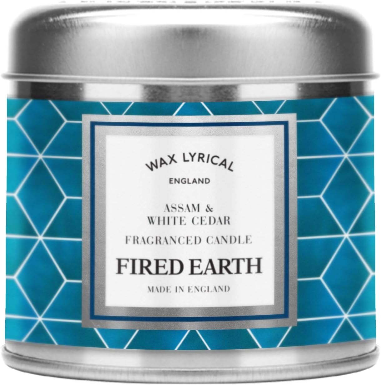 Wax Lyrical Fired Earth Assam & White Cedar Candle Tin