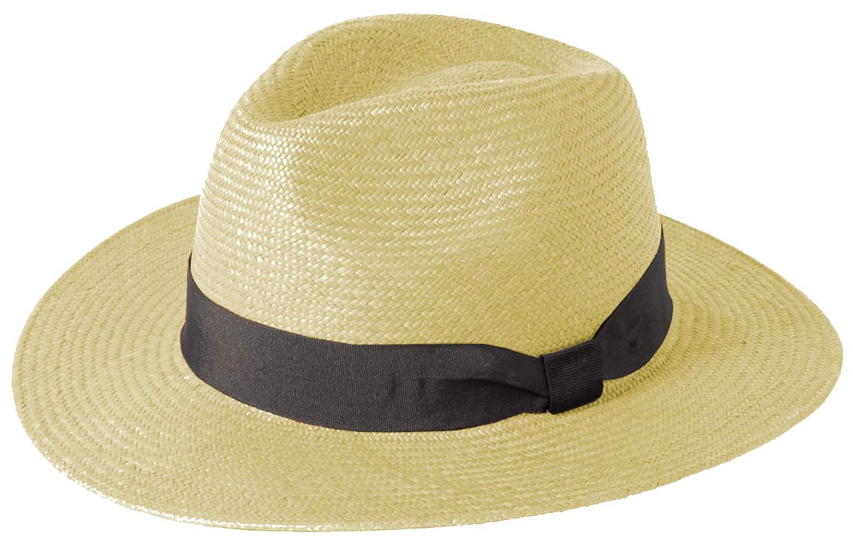 Failsworth Millinery Fedora Panama Hat in Natural, size: Medium (57cm)