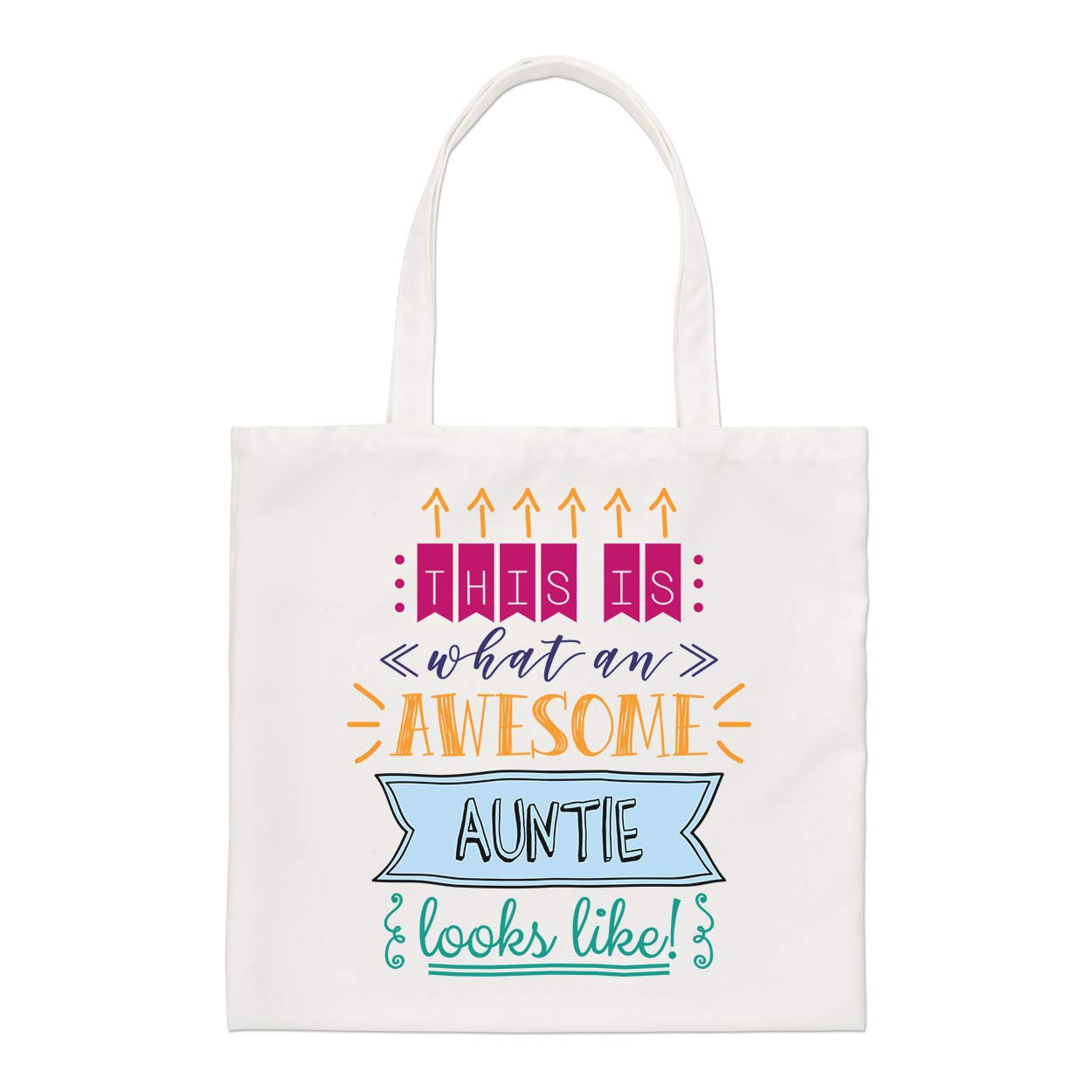 This Is What An Awesome Auntie Looks Like Regular Tote Bag