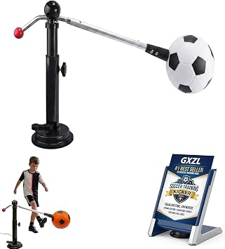360 Soccer Trainer Solo Practice Equipment Adjustable Waist Belt Elastic Cord Ball Control Dribbling Passing Shooting Touch Training Aid Youth Kids Teens Adults