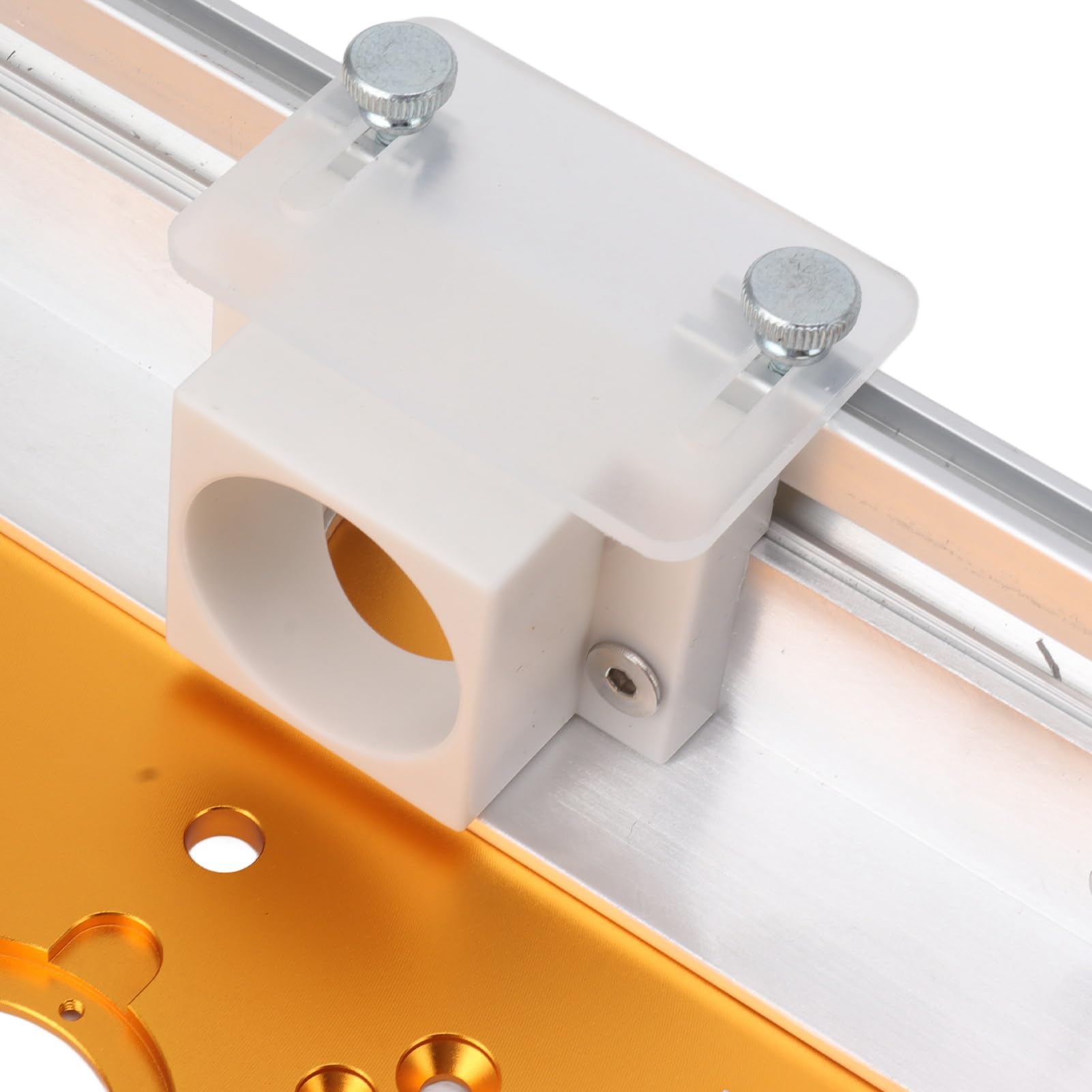 Piastra Inserto per Tavolo Router in Alluminio con Design Compatto per Lavorazione del Legno e Fai da Te