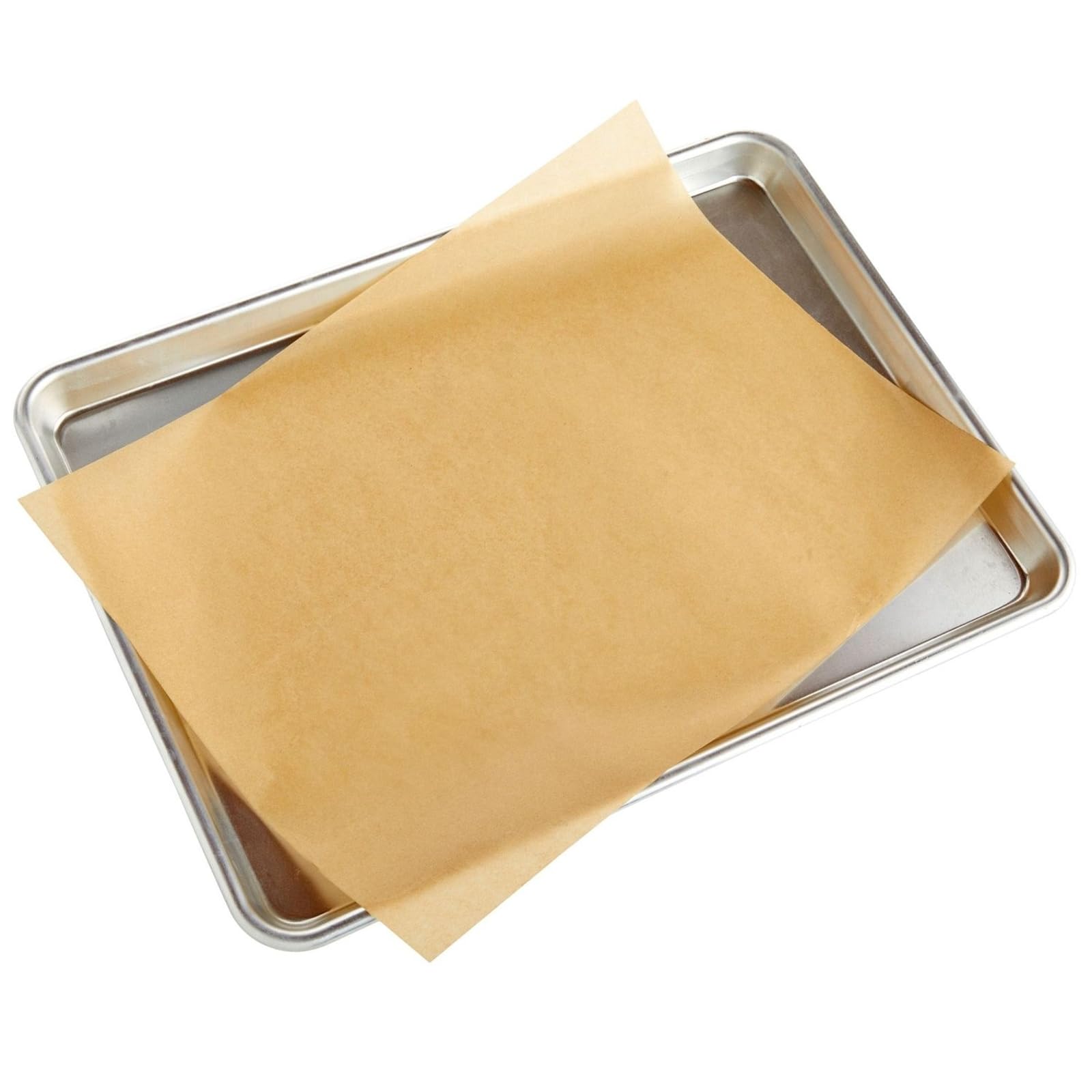 Juvale Backpapier-Bögen (Set, 200 Blatt) - Trennpapier Vorgeschnitten, Antihaftbeschichtet, Lebensmittelecht, Ungebleicht - Zum Backen, Dünsten, Braten - Braun, ca. 30,5 x 40,6 cm