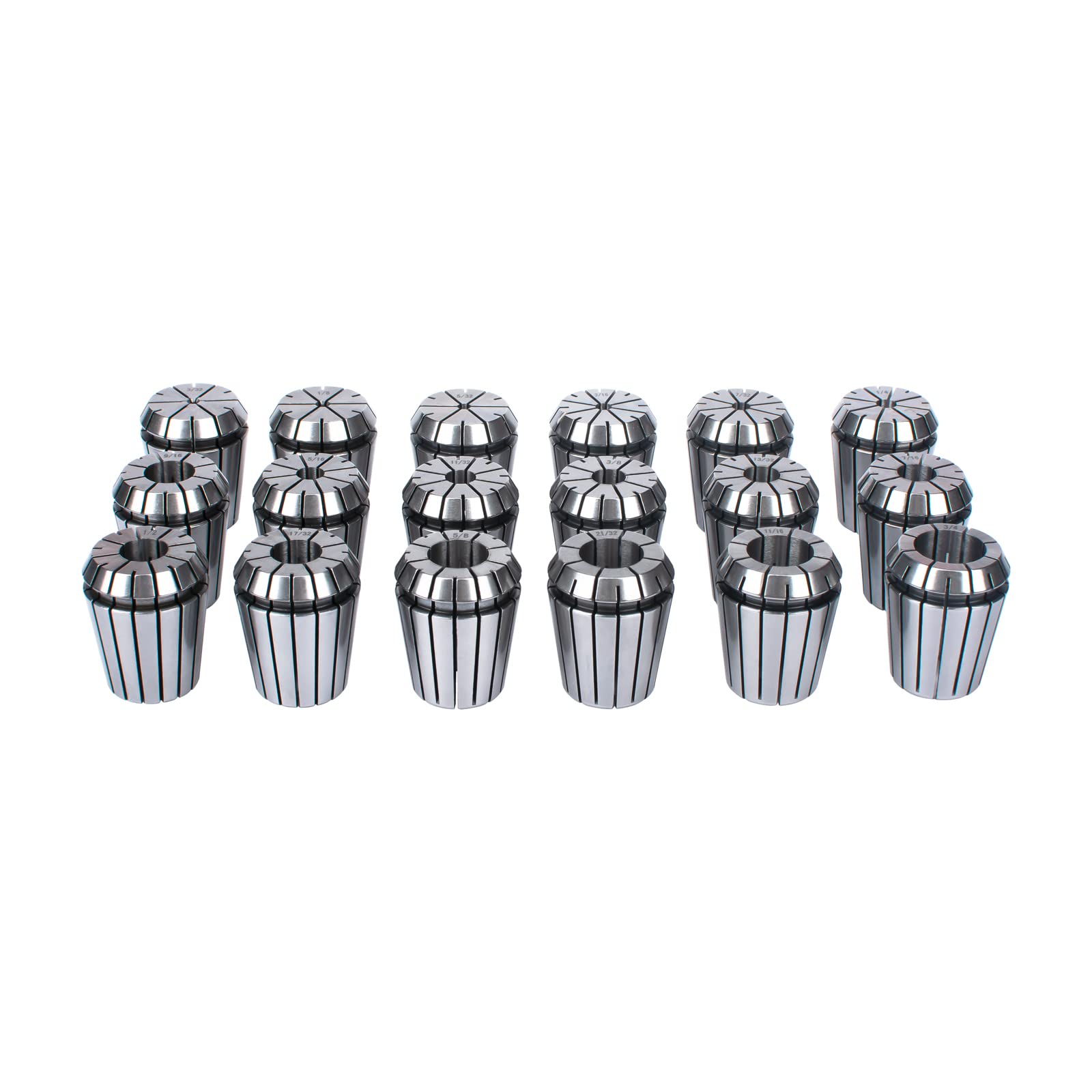 18-Piece ER32 Collet Set - High Precision Tool Holders For Milling & Drilling (3/32" To 3/4")