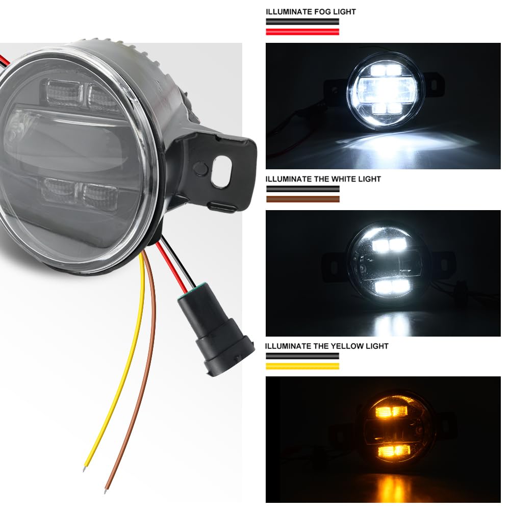 LED-Nebelscheinwerfer DRL Tagfahrlicht für Opel Movano B Re.nault Master III NV400 2010-2019 Frontstoßstange Nebelscheinwerfer Reflektoren Blinker DLR-Lauflicht 2 Stück