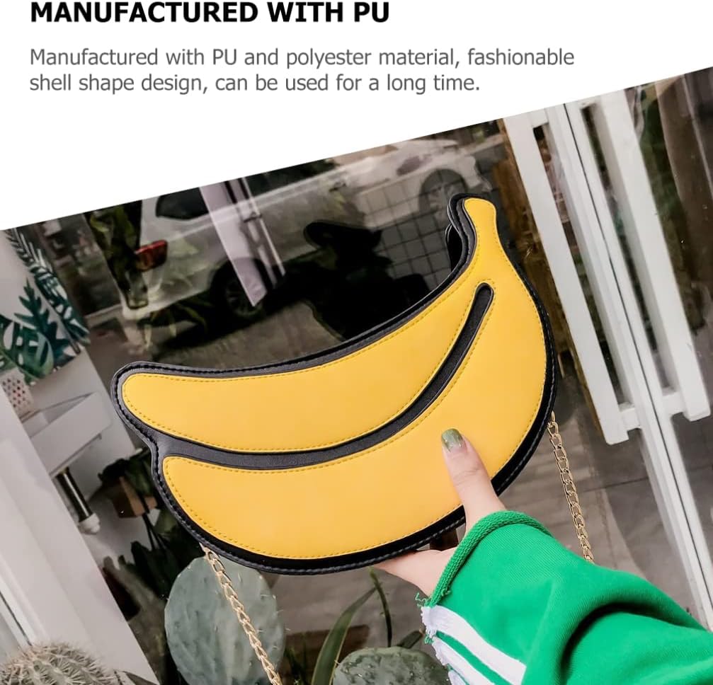 SOIMISS Purse Crossbody Fashion Fruit Shape Women's Shoulder Pu Material Multi-function for Phone Keys Coins