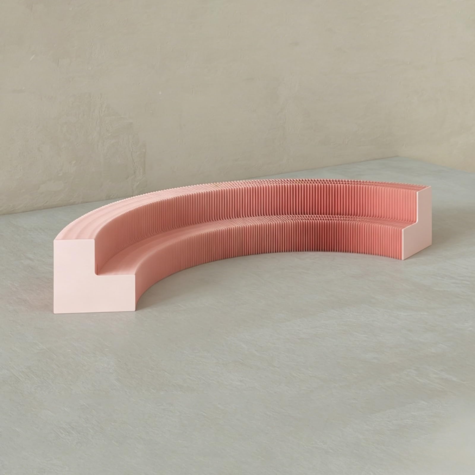 MDDKOP Paper Retail Display Stand, Foldable Honeycomb Showcase Table Lightweight paper display for retail stores, boutiques, trade shows, pop-up shops, product showcases(Pink,60–80 x 22 x 20 cm)