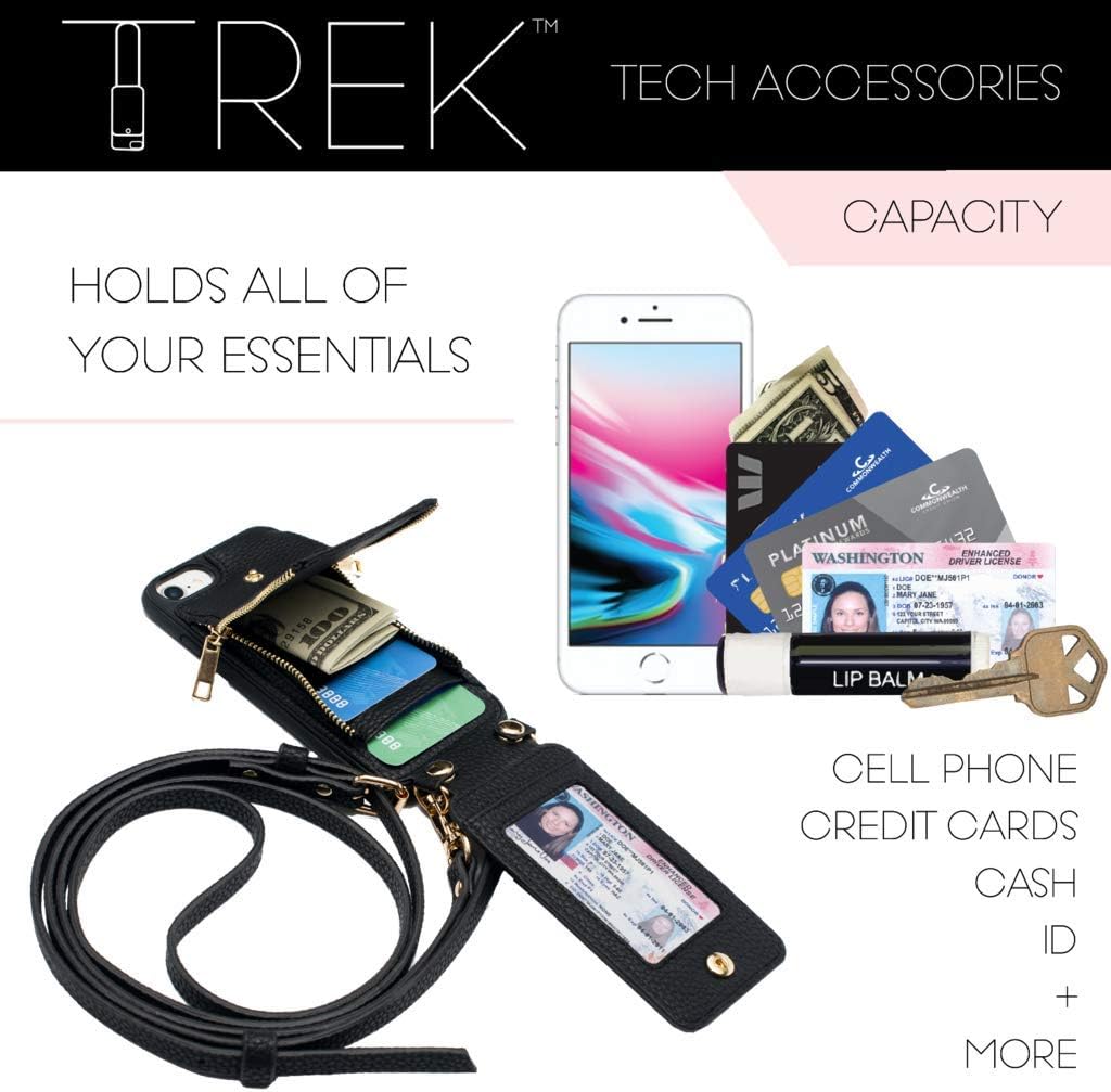 Amazing 🔥 Trek Tech All-in-One Crossbody, Phone Case and Wallet for iPhone 11 Pro Max (Black) Up To 40% OFF Trek Tech All-in-One Crossbody, Phone Case and Wallet for iPhone 11 Pro Max (Black)