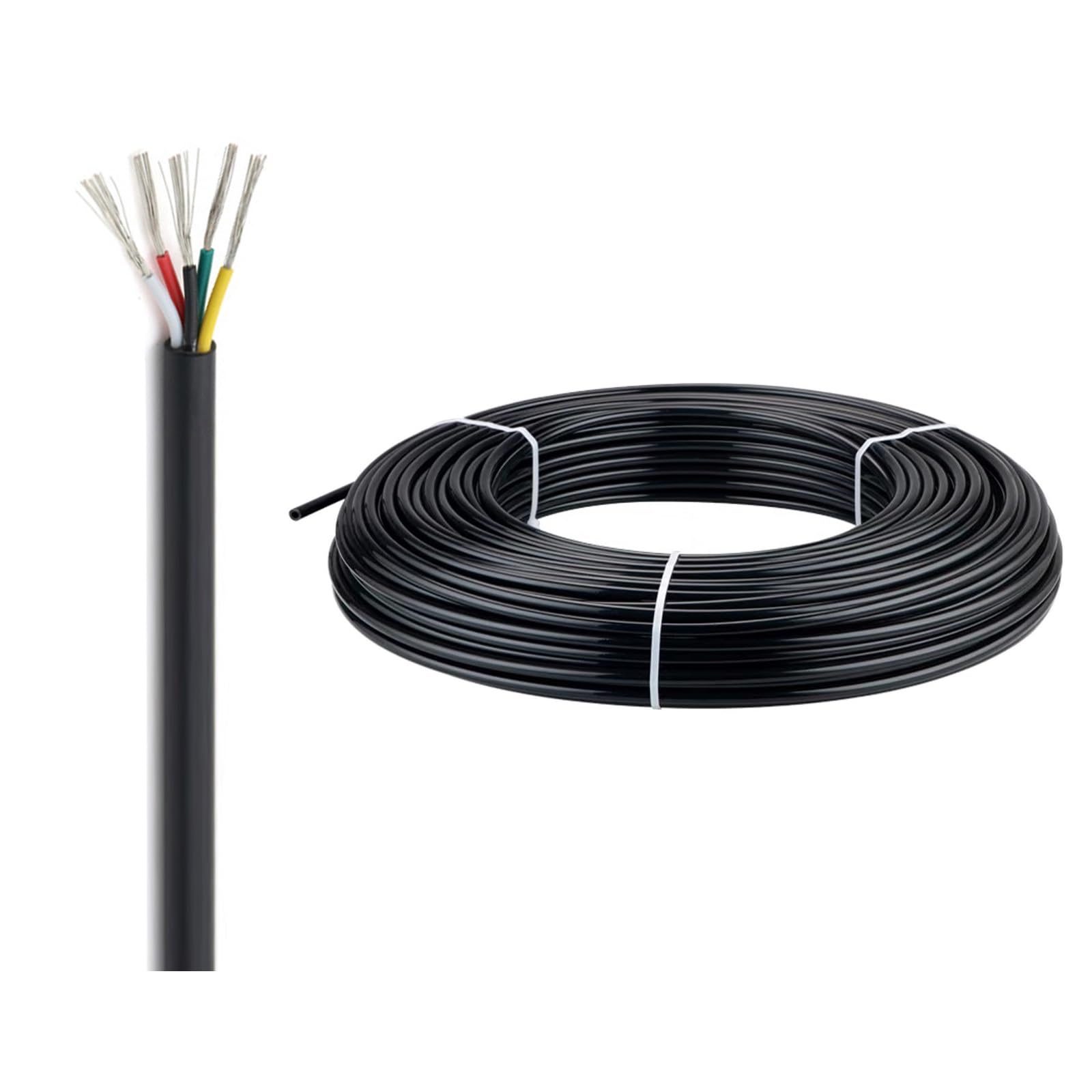 Cable de 5 hilos flexible para proyectos de automatización del hogar y electrónica