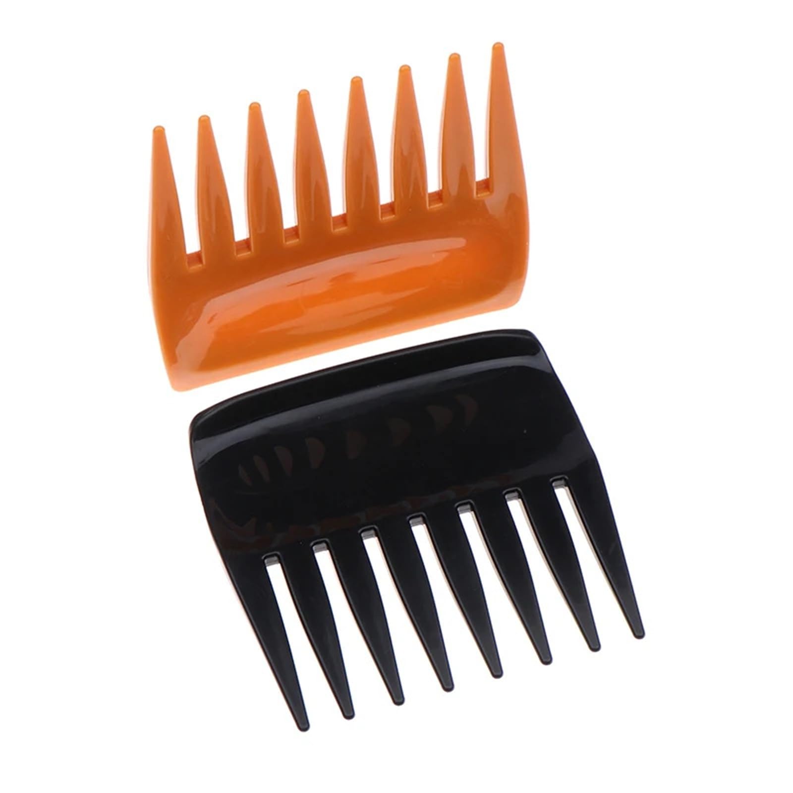 1 szt. kieszonkowy plastikowy grzebień super szerokie grzebienie do zębów bez statycznego grzebienia do brody mała szczotka do włosów narzędzie do stylizacji włosów (żółty 1 szt.)