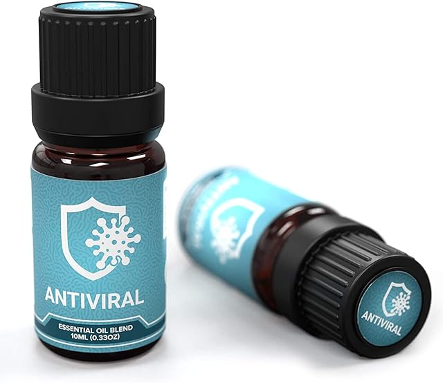 Ecodrop Immunity Essential Oil Blend - 10ml Bottle | Pure Therapeutic Grade Ravensara, Tea Tree & Cedarwood Oils | Natural, Relaxing Bath & Spa Immune Defence Aromatherapy Diffuser Oils for Wellbeing