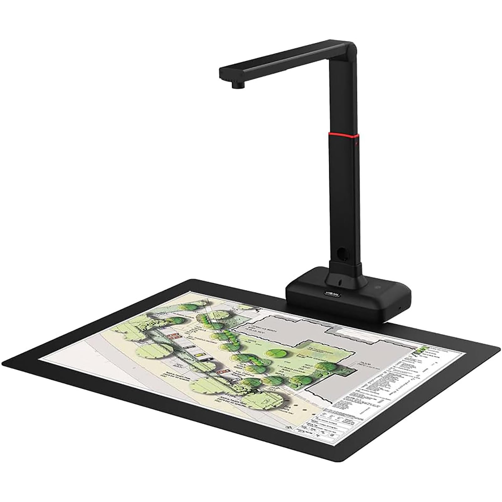 Scanner Per Libri Overhead, Scanner Per Documenti E Libri Con Fotocamera Ad Alta Definizione, Riconoscimento Testo OCR E Ritaglio Automatico, Scanner Di Grande Formato, Per Arch A3 Size 21 Megapixels