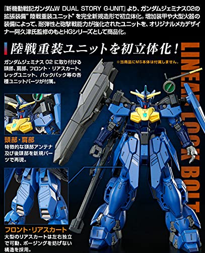 HG 1144 Ground Heavy Unit Expansion Parts para Gundam GEMINASS 02 miniatura 4