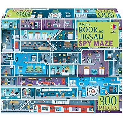 Usborne Book and Jigsaw Spy Maze