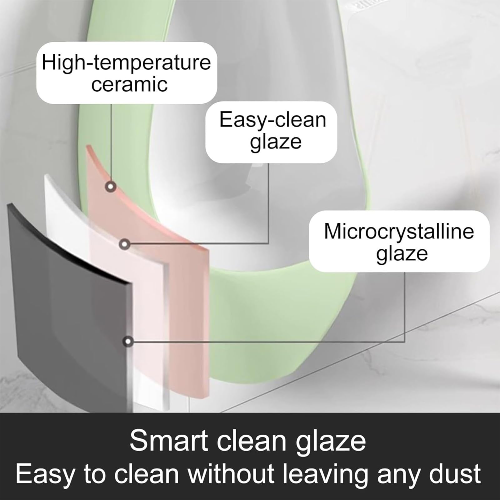 Urinarios de cerámica montados en la pared con descarga tipo empuje. Ideal para bares, hoteles, baños y tiendas. Elegante diseño gris para espacios modernos