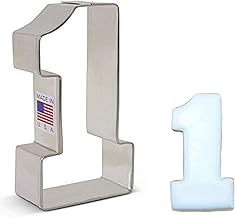 Ann Clark Cookie Cutters Number One #1 Cookie Cutter, 3.25" Made in USA