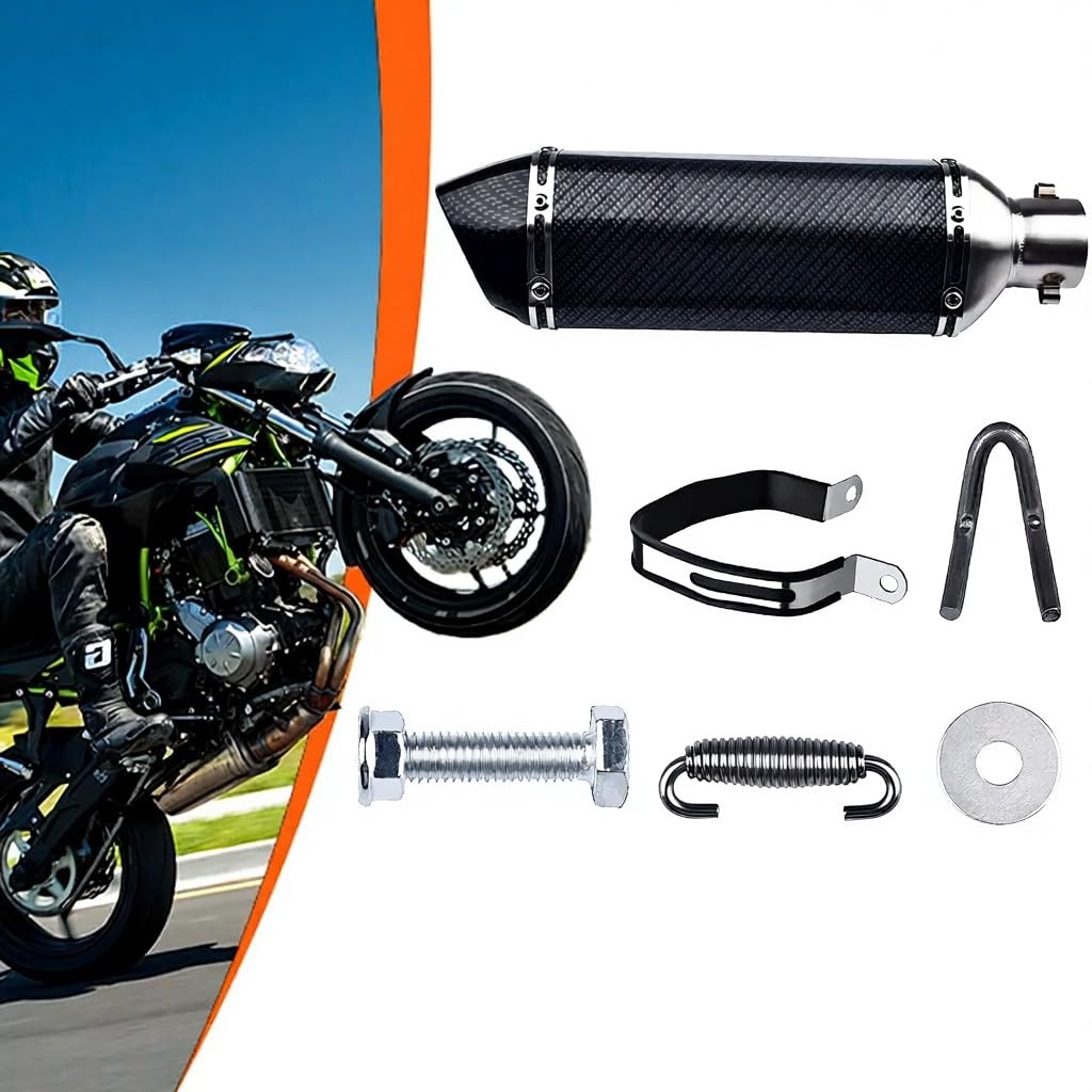 de Motocicleta Modificación Imitación Completa con DB Adaptador Acero Apto para Tubos 38-51mm