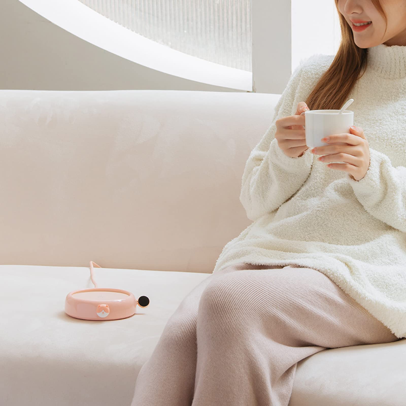 Calentador de tazas eléctrico para bebidas